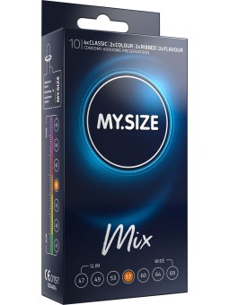 MY.SIZE Mix 57 mm Condoms - 10pcs