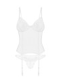 Obsessive - Alissium Corset and Thong - White