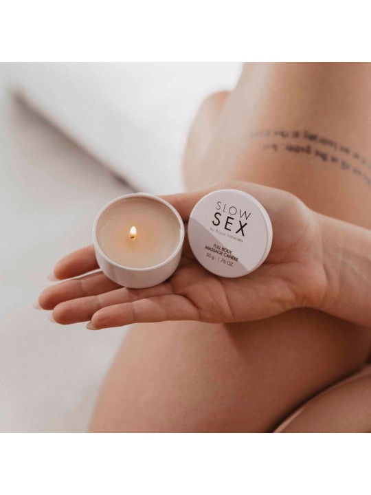 Bijouux Indiscrets - Massage Kaars Slow Sex - 50 g