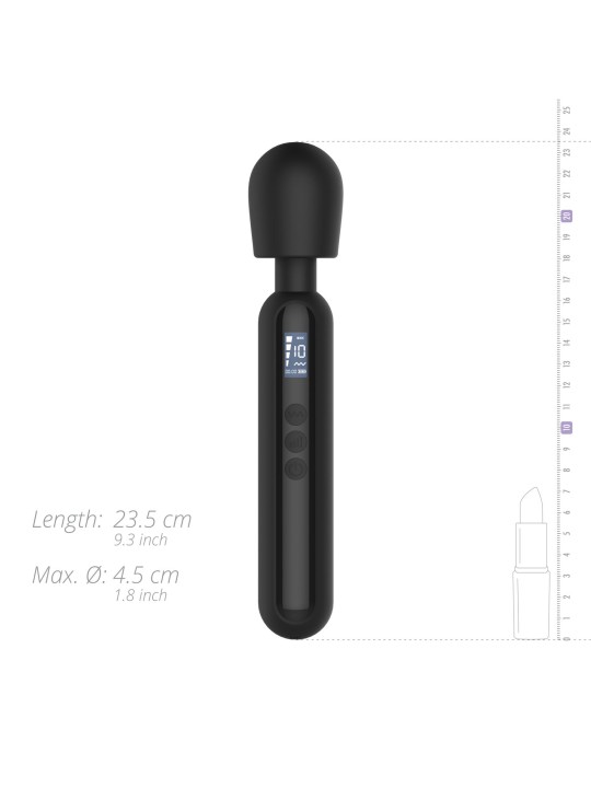 BLAQ - Digitale Wand Vibrator - Zwart