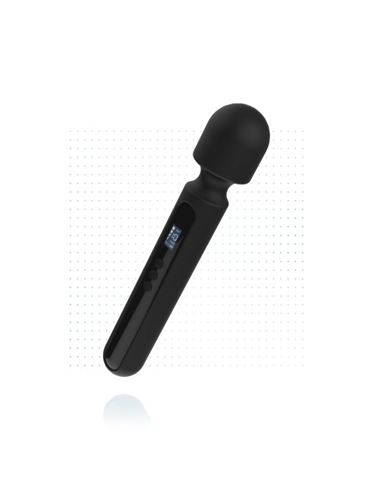 BLAQ - Digitale Super Wand Vibrator - Zwart