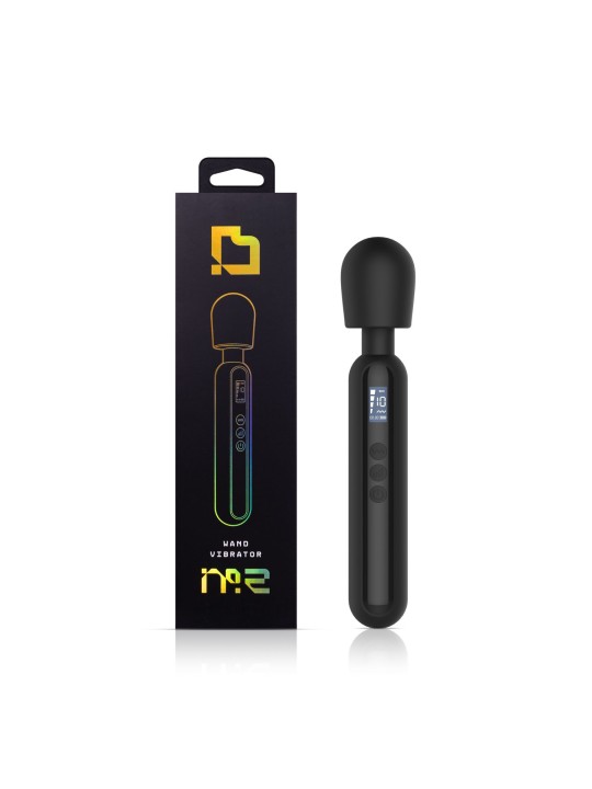 BLAQ - Digitale Super Wand Vibrator - Zwart