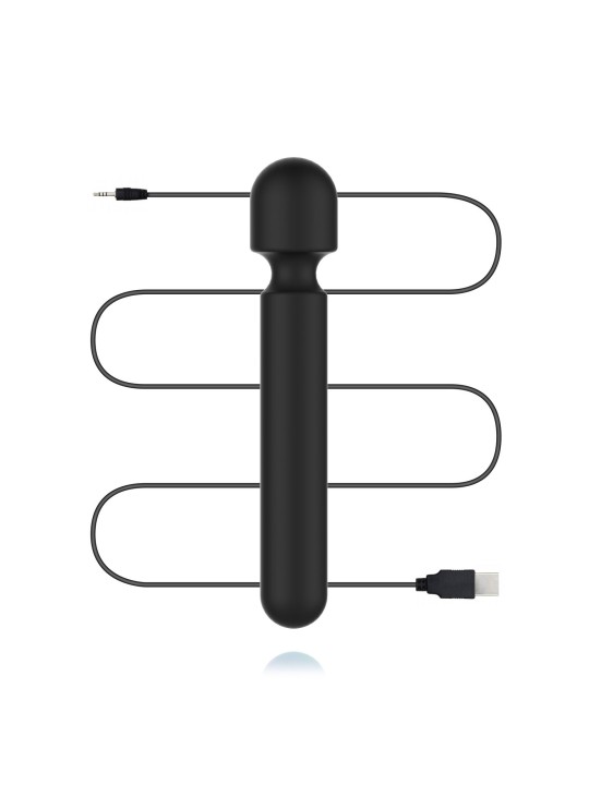 BLAQ - Digitale Super Wand Vibrator - Zwart
