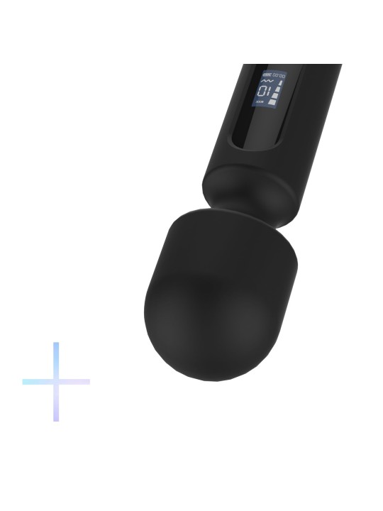 BLAQ - Digitale Super Wand Vibrator - Zwart