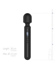 BLAQ - Digitale Super Wand Vibrator - Zwart