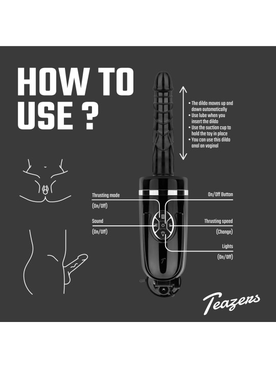 Teazers Thrusting Dildo Vibrator