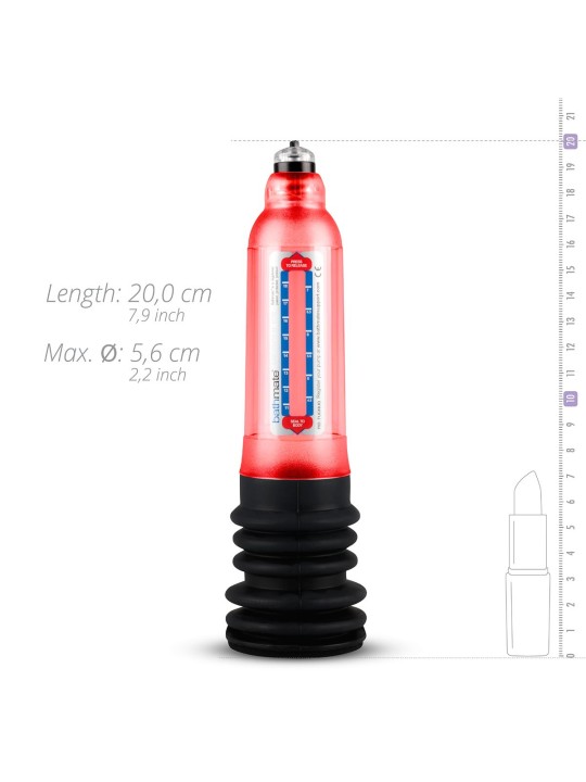 Bathmate Hydro 7 Penispomp - Rood
