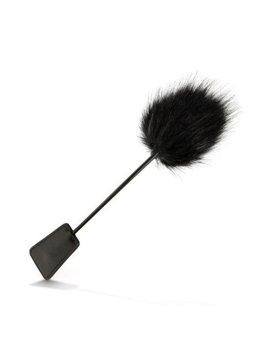 Easytoys Fetish - Fluffy Tickler and Whip in 1 - Black