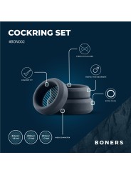Boners 3 Ring kit (flat rings)