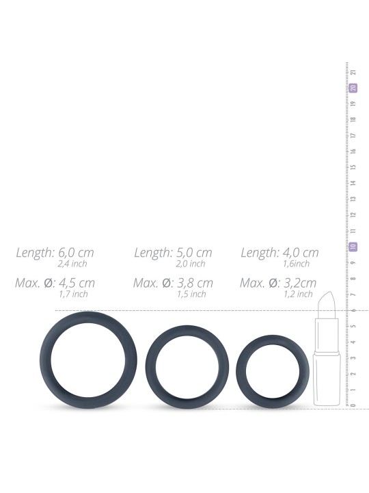 Boners 3 Ring kit (flat rings)