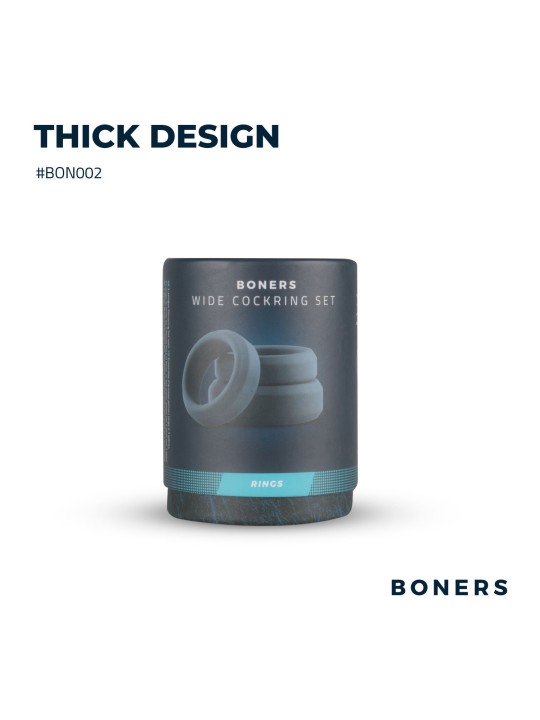 Boners 3 Ring kit (flat rings)
