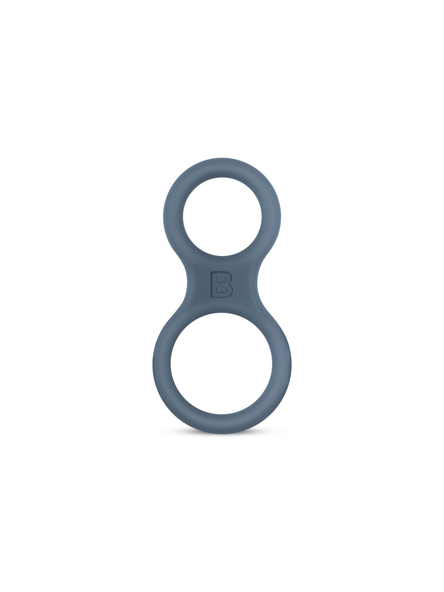 Boners Siliconen Cockring En Ballstretcher - Grijs