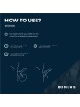 Boners Siliconen Cockring En Ballstretcher - Grijs