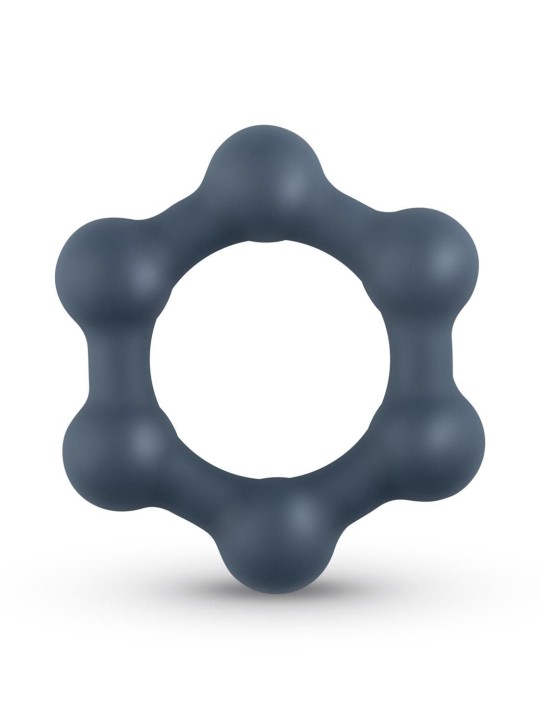 Boners Hexagon Cockring With Steel Balls