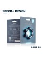 Boners Hexagon Cockring With Steel Balls