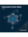 Boners Hexagon Cockring With Steel Balls