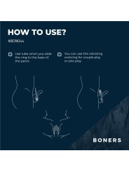 Boners Adjustable Cockring - Blue