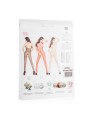 Netstof Catsuit met Open Cups - Zwart
