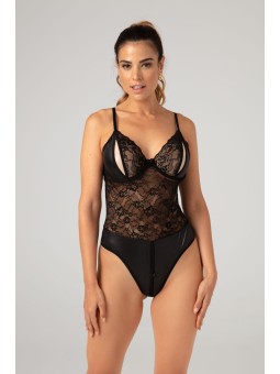 Christine - Wetlook Bodysuit Vesper