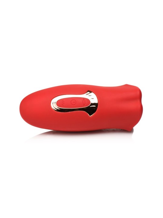 Lickgasm Kus Vibrerende Clitoris Stimulator - Rood