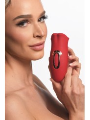 Lickgasm Kus Vibrerende Clitoris Stimulator - Rood