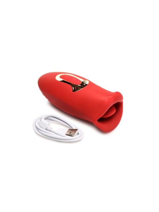 Lickgasm Kus Vibrerende Clitoris Stimulator - Rood