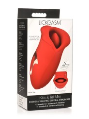 Lickgasm Kus Vibrerende Clitoris Stimulator - Rood