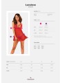 Lacelove Sexy Babydoll en String - Rood