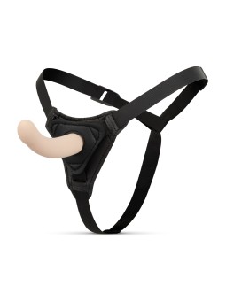 Strap-On-Dildo met Harnas - Gebogen