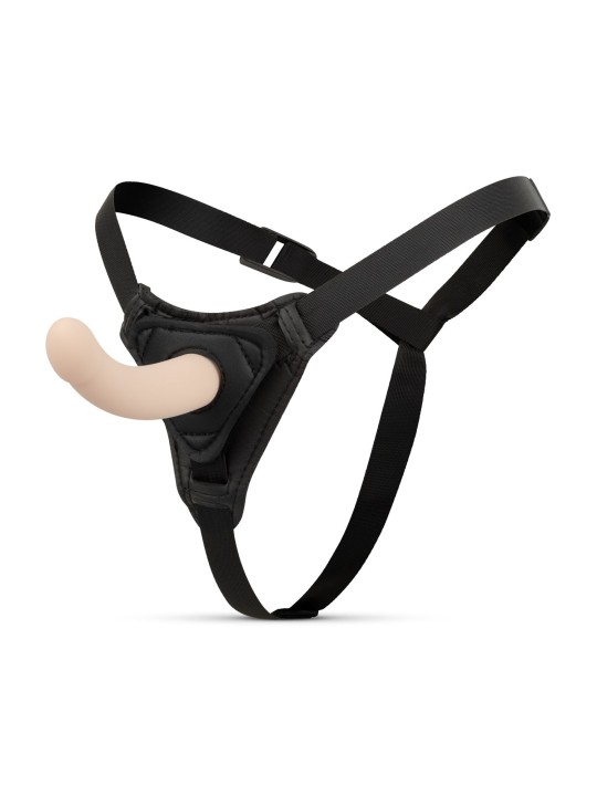 Strap-On-Dildo met Harnas - Gebogen