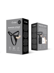 Strap-On-Dildo met Harnas - Gebogen