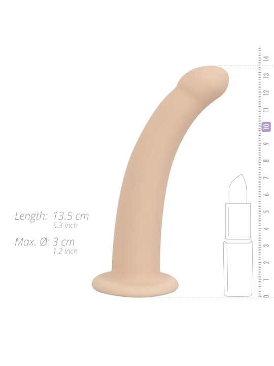 Strap-On-Dildo met Harnas - Gebogen