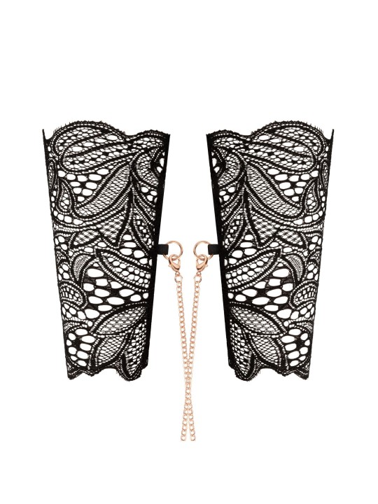 Rosy Gold - Kant Manchetten en Kraag - Zwart