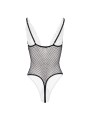 Christine - Body Dewi met Open Kruis - Zwart