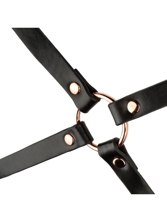 Rosy Gold - Bondage Harnas - Zwart