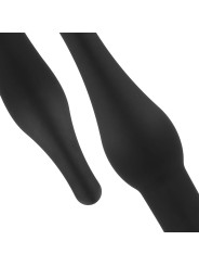 Anal Plug Set With Bullet Vibrator - Black