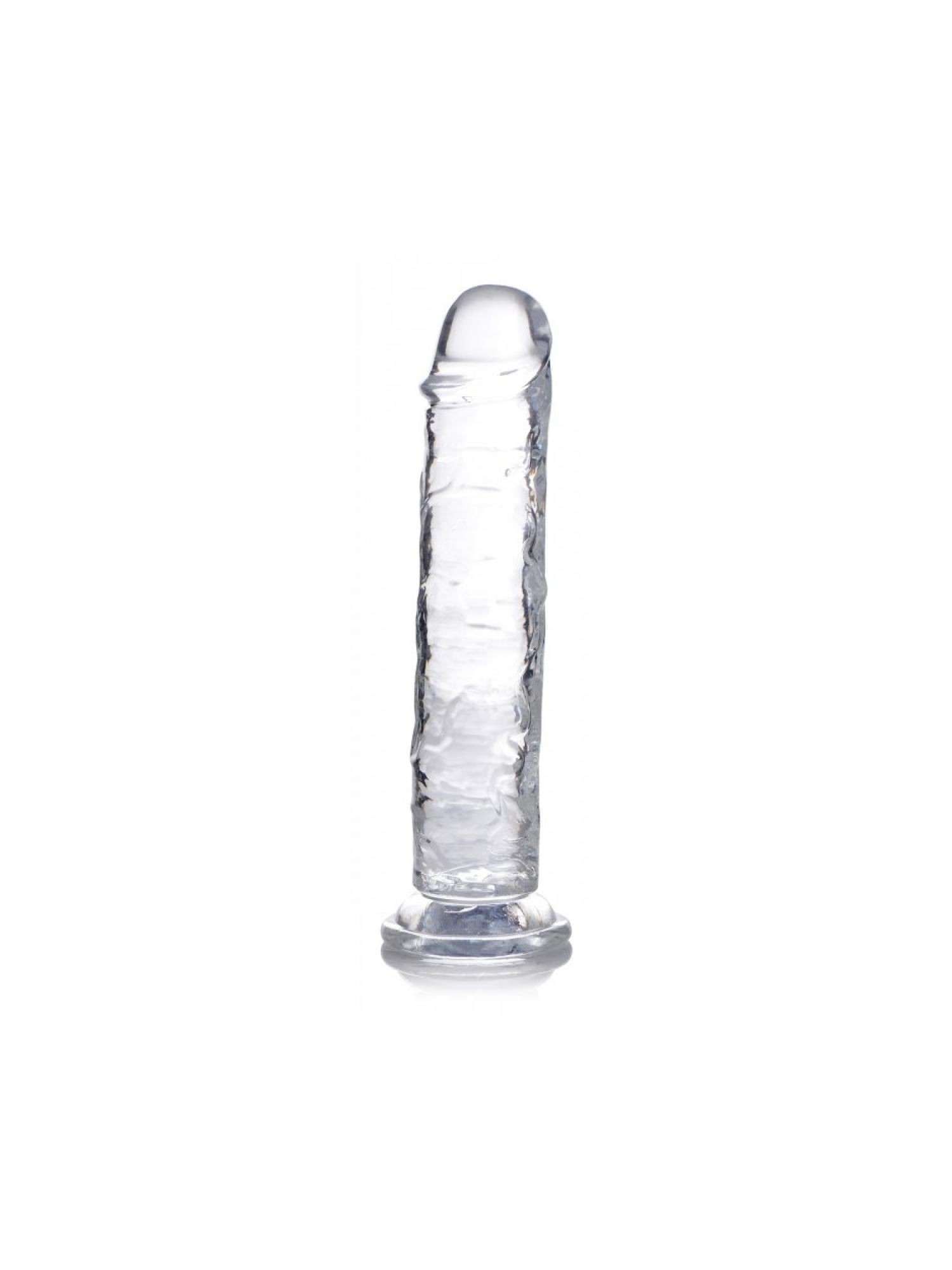 Jock C-Thru Transparante Dildo - 20 cm.