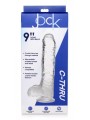Jock C-Thru Transparante Dildo - 25 cm.