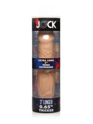 JOCK Extra Lange Penis Sleeve 22,5 cm - Beige