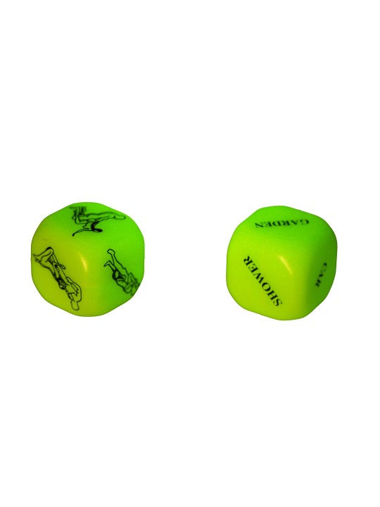 Love Dice Kamasutra Glow in the Dark Set - Engelse versie