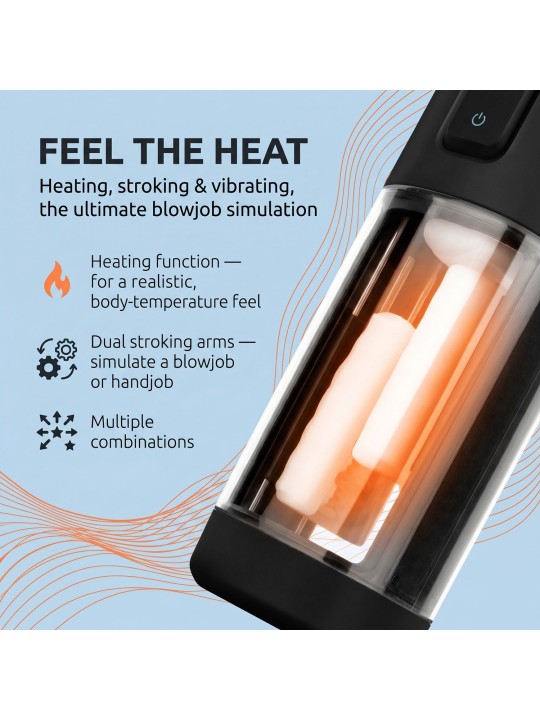CRUIZR - CX11 Heating, Stroking & Vibrating Masturbator