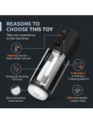 CRUIZR - CX11 Heating, Stroking & Vibrating Masturbator