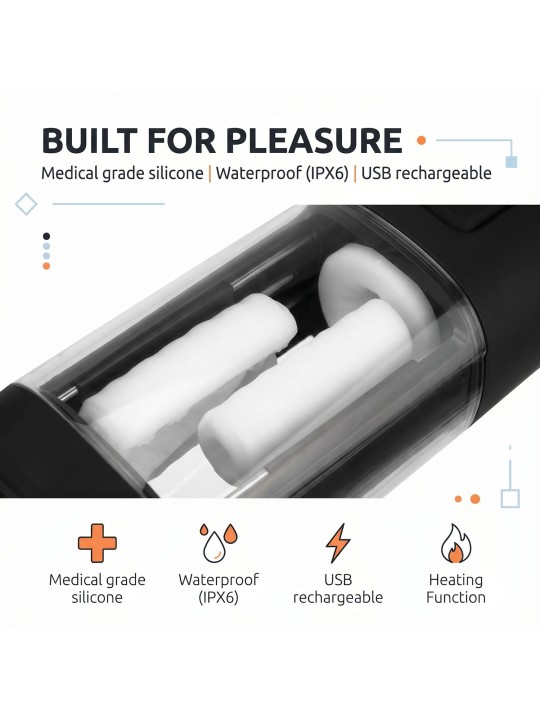 CRUIZR - CX11 Heating, Stroking & Vibrating Masturbator