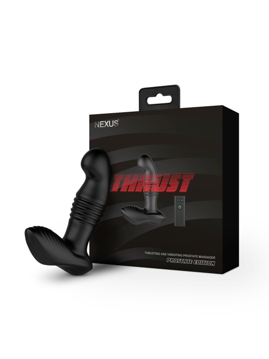 Nexus - Thrust Stotende Prostaat Massager Met Afstandsbediening - Zwart