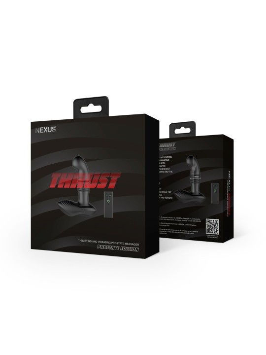 Nexus - Thrust Stotende Prostaat Massager Met Afstandsbediening - Zwart