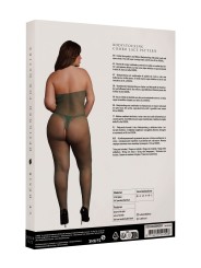 Lace Fishnet Catsuit - Green