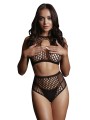Le Désir - Duo Net  2-piece bra set - black