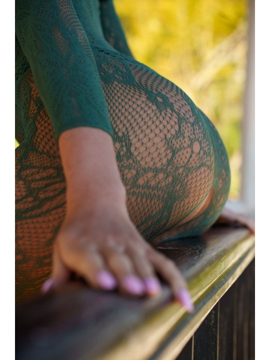 Catsuit Met Lange Mouwen - Groen