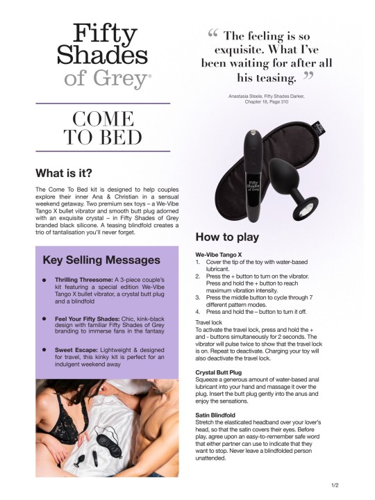 Come To Bed Kit Voor Stellen