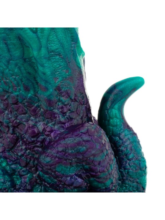 Mythical Mates - Dragonfly Dildo Purple & Green - 22.6 cm